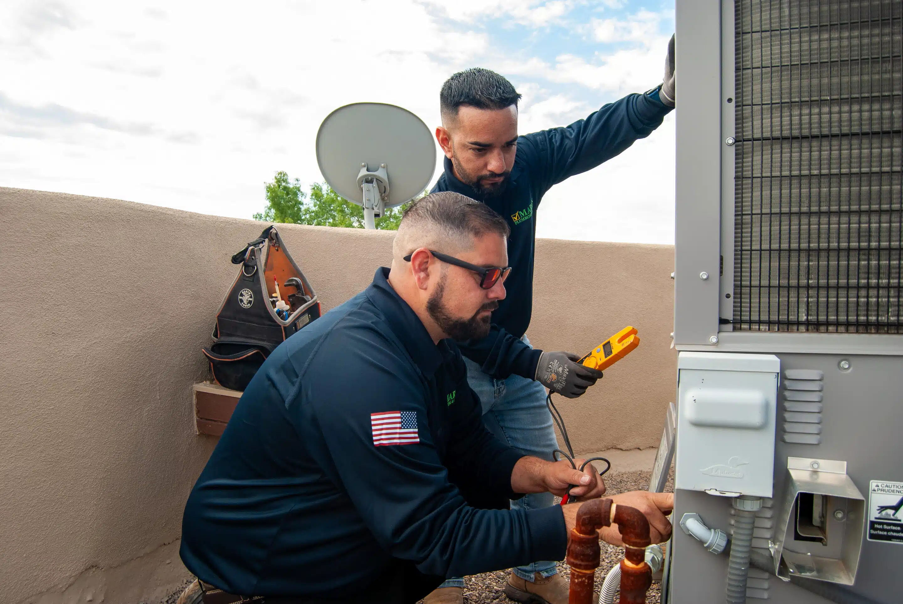 Mark’s Plumbing & Heating technicians